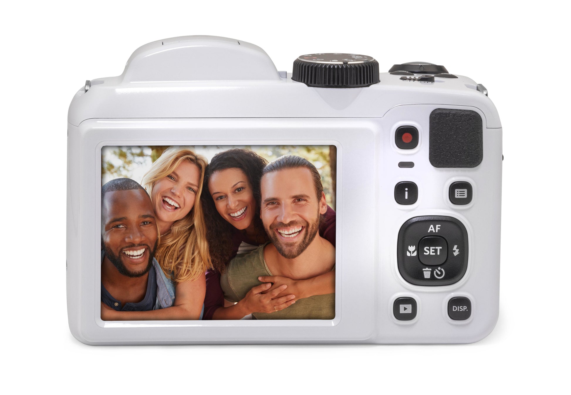 Kodak Pixpro Astra Zoom AZ255 – Kompaktkamera, 16,4 MP 1/2,3", 1080p, 25× optischer Zoom, Weiss