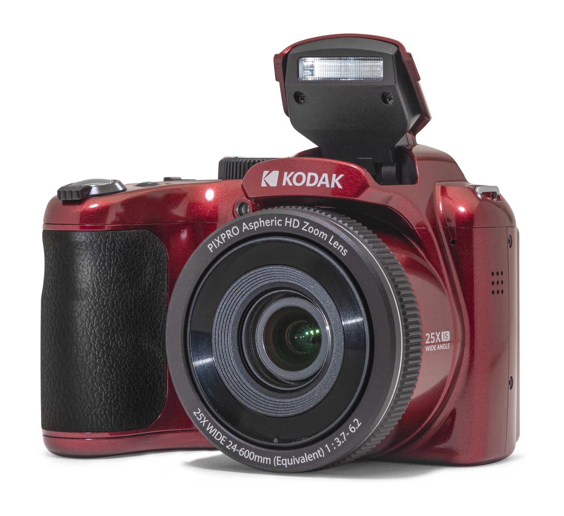 Kodak Pixpro AZ255 – 25× optischer Zoom, 16,35 MP, 1080p, rot