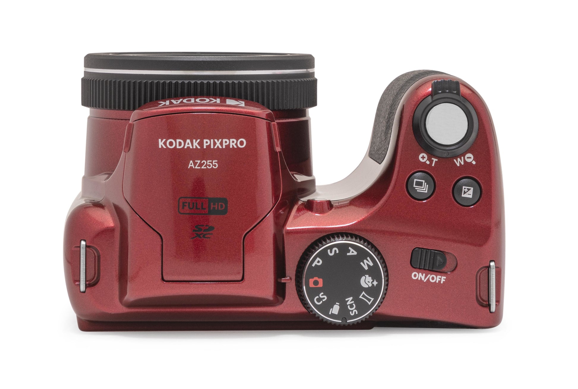 Kodak Pixpro AZ255 – 25× optischer Zoom, 16,35 MP, 1080p, rot