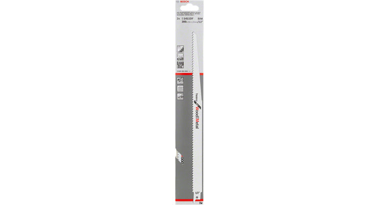 Bosch Professional S 1411 DF Säbelsägeblatt – für Metall – 5 Stk