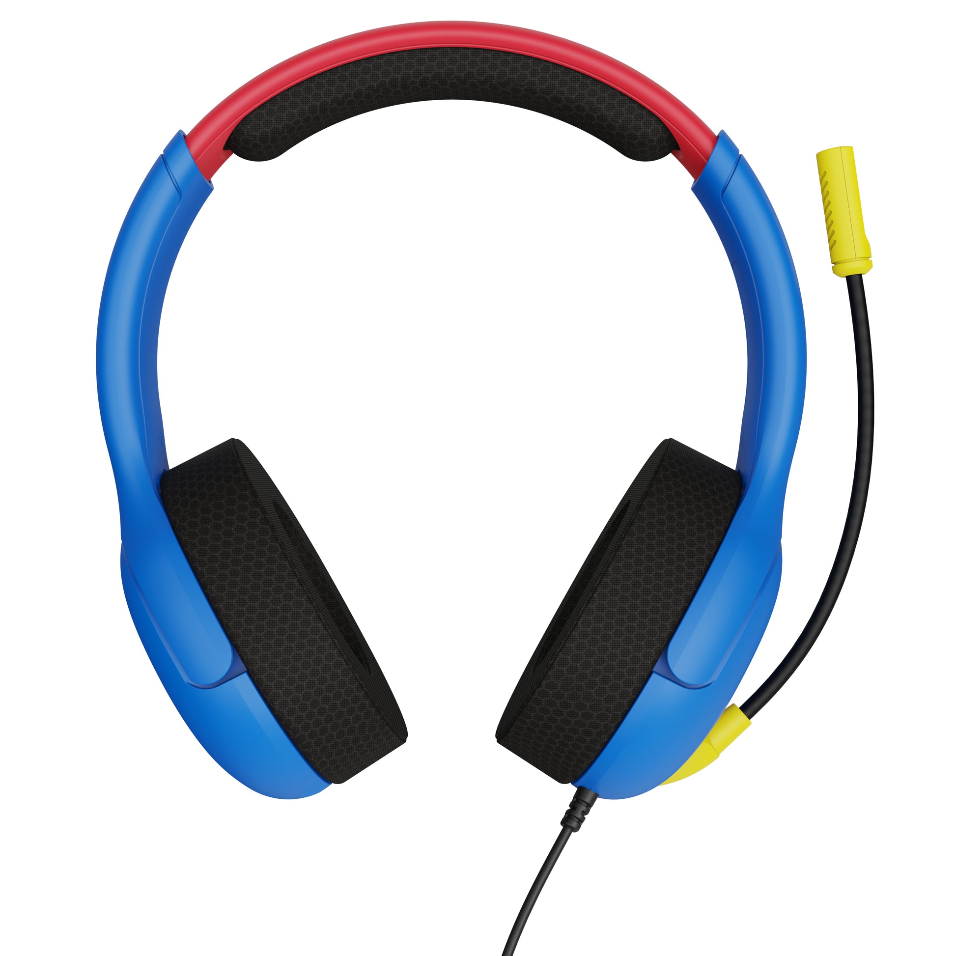 PDP Airlite Headset Mario NSW Wired – On-Ear Gaming-Headset – 3,5 mm – Rot/Blau