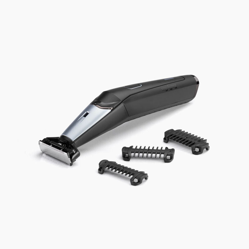 BaByliss Bartschneider T880E – Akku, 90 min Laufzeit, 1–3 mm Schnittlänge, Nass & Trocken – Schwarz, Edelstahl