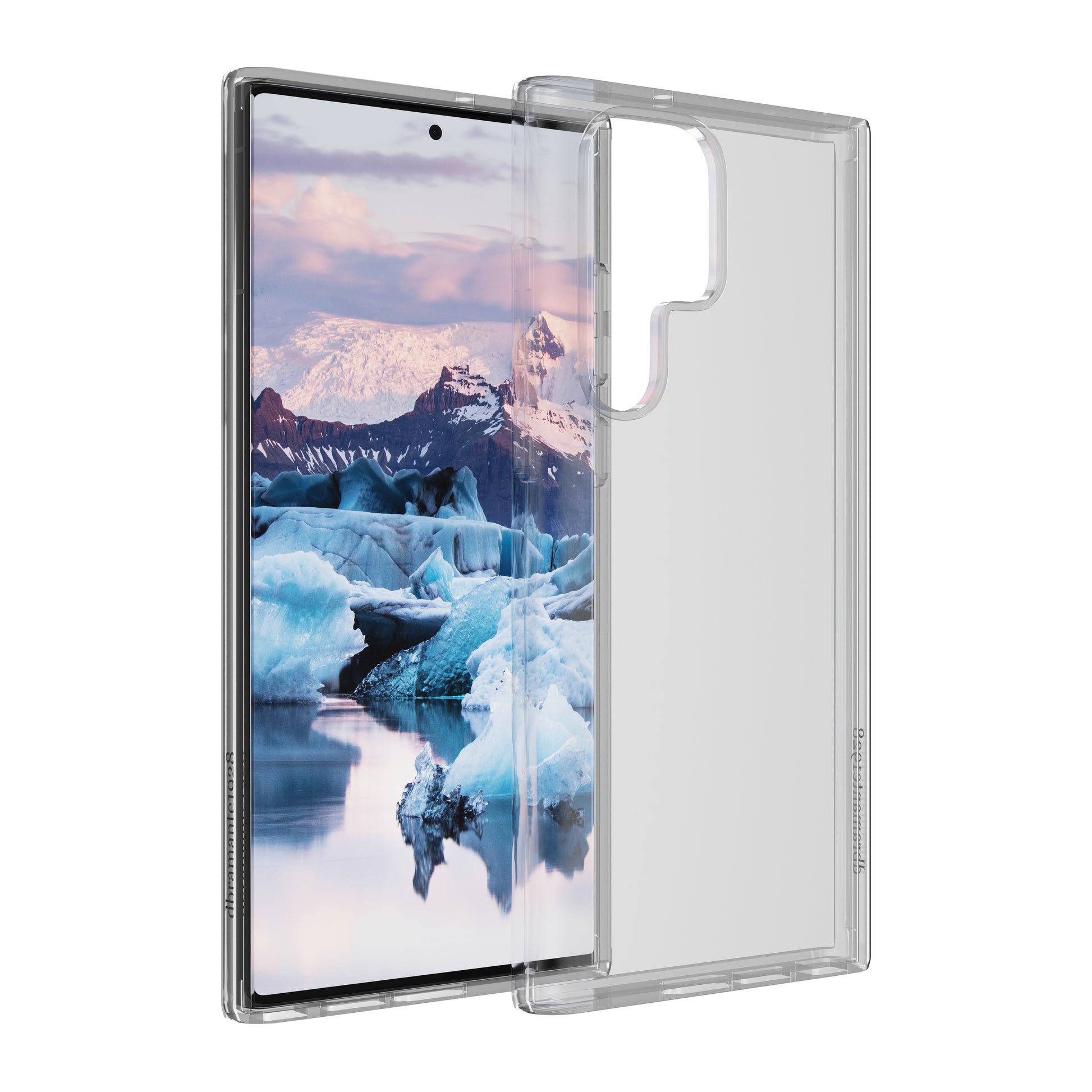 dbramante1928 Iceland Pro Case – für Galaxy S23 Ultra, Transparent, Recycelter Kunststoff, Sturzschutz bis 3 m
