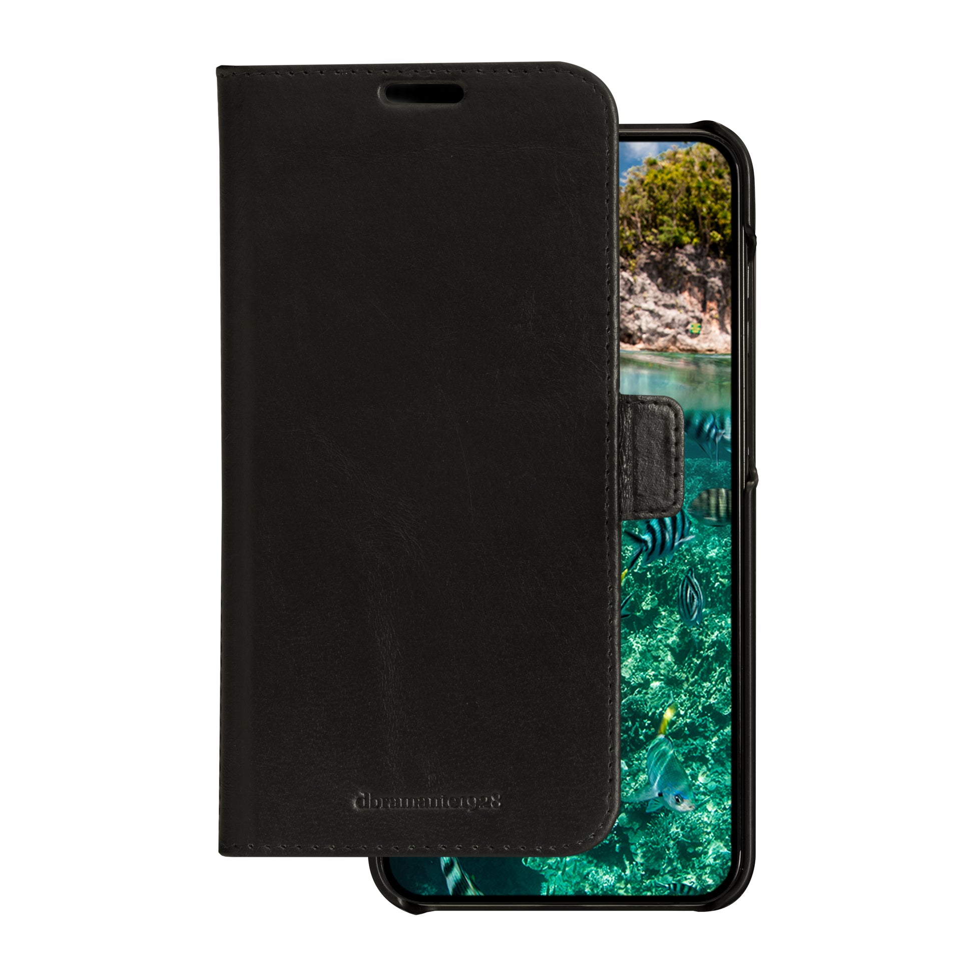 dbramante1928 Lynge Folio – für Samsung Galaxy S23+, 3 Kartenfächer, Leder, schwarz