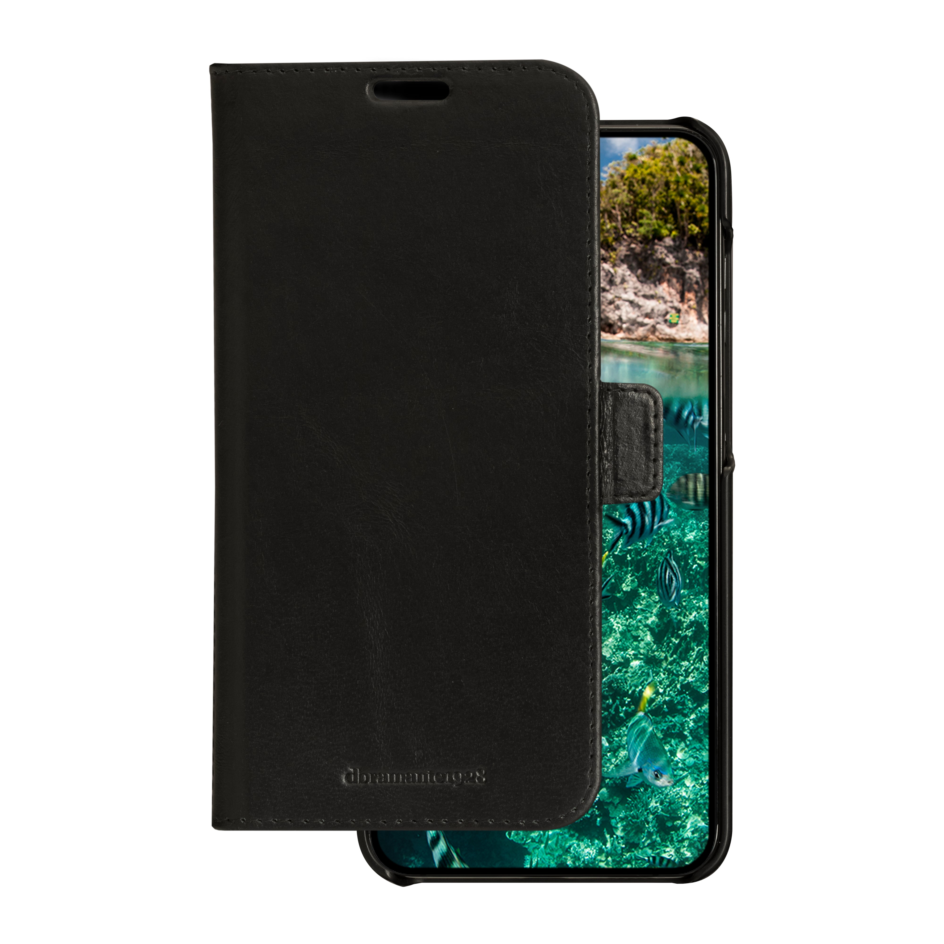 dbramante1928 Lynge Folio – für Samsung Galaxy S23+, 3 Kartenfächer, Leder, schwarz