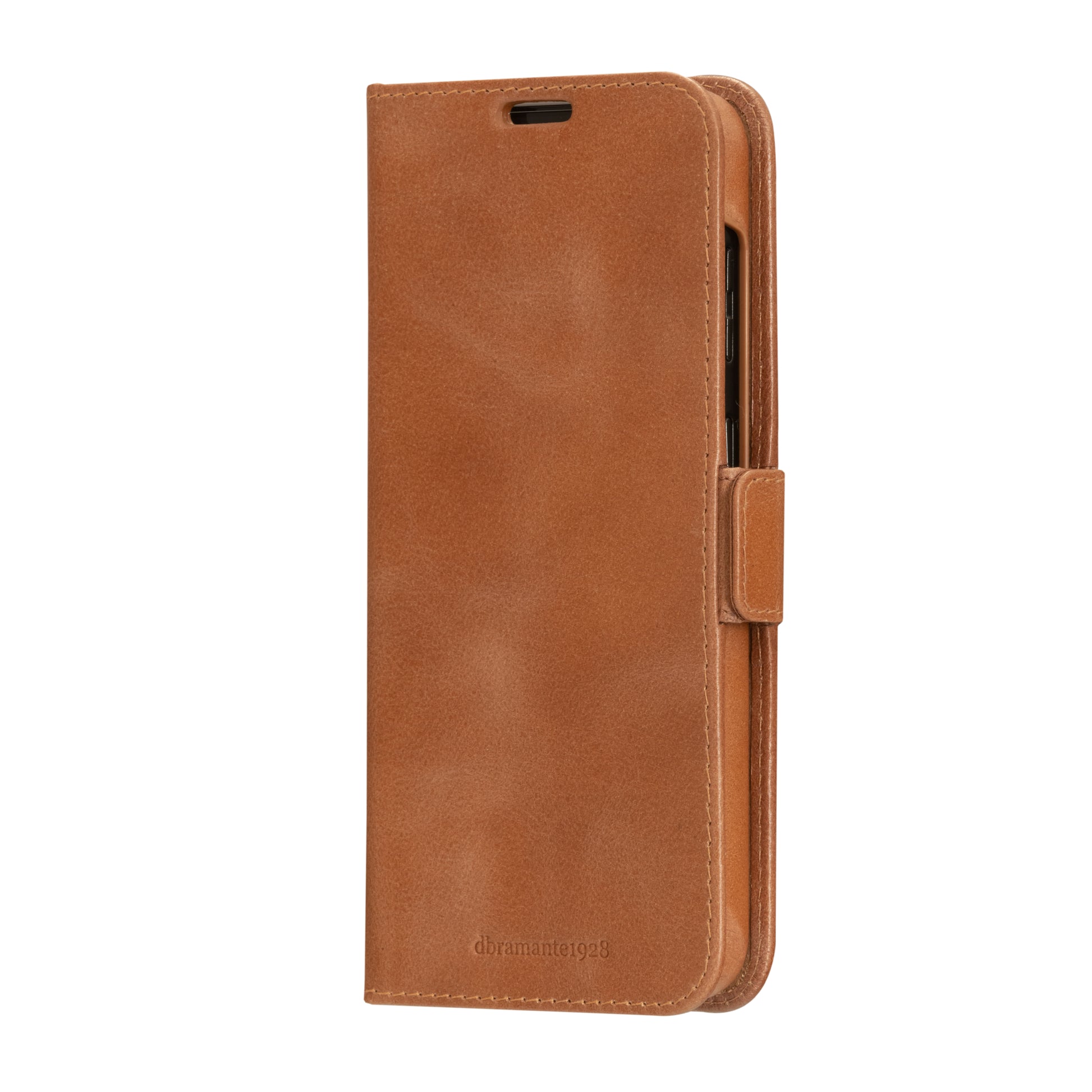 dbramante1928 Lynge Folio – für Samsung Galaxy S23+, 3 Kartenfächer, Leder, Tan, RFID-beständig