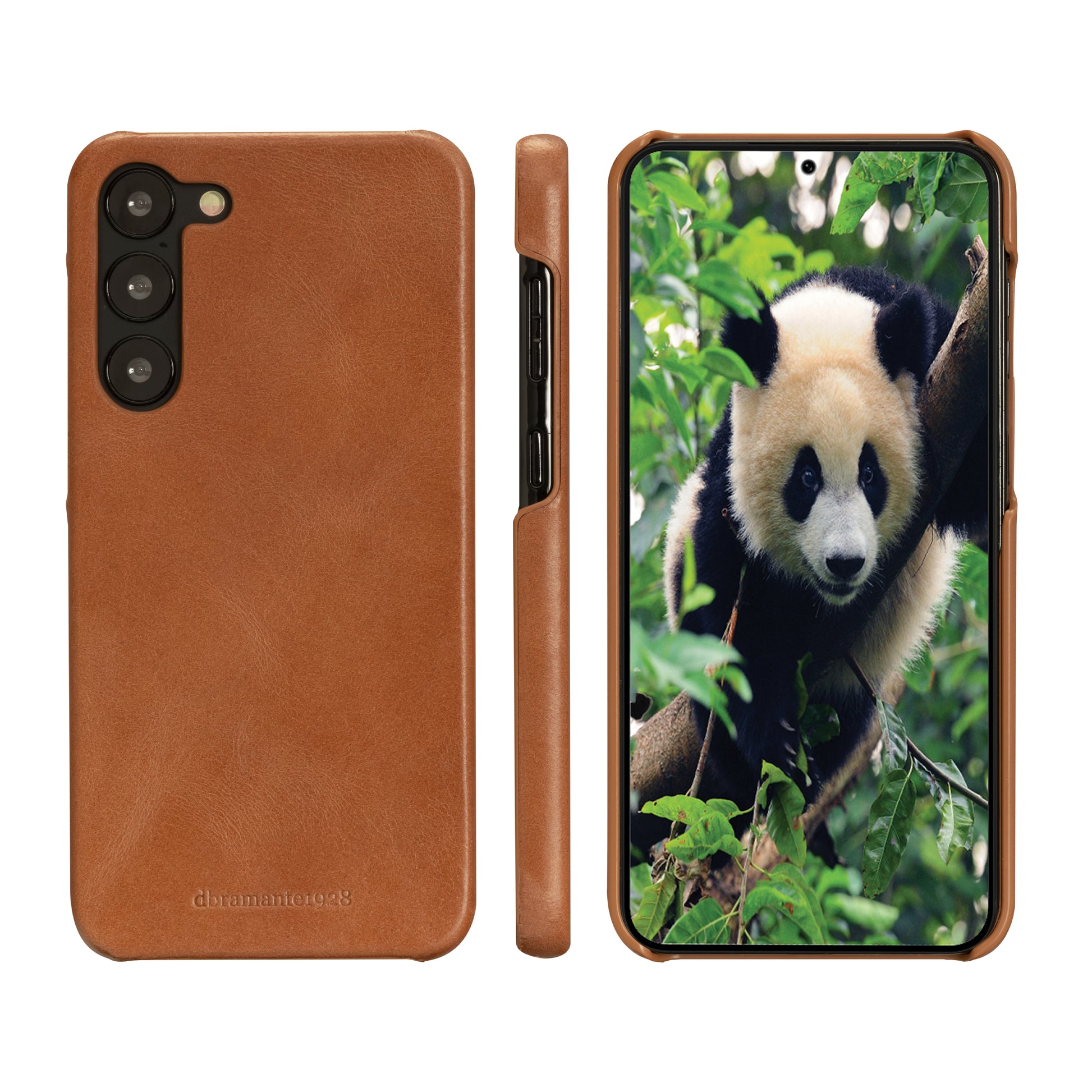 dbramante1928 Lynge Folio – für Samsung Galaxy S23+, 3 Kartenfächer, Leder, Tan, RFID-beständig