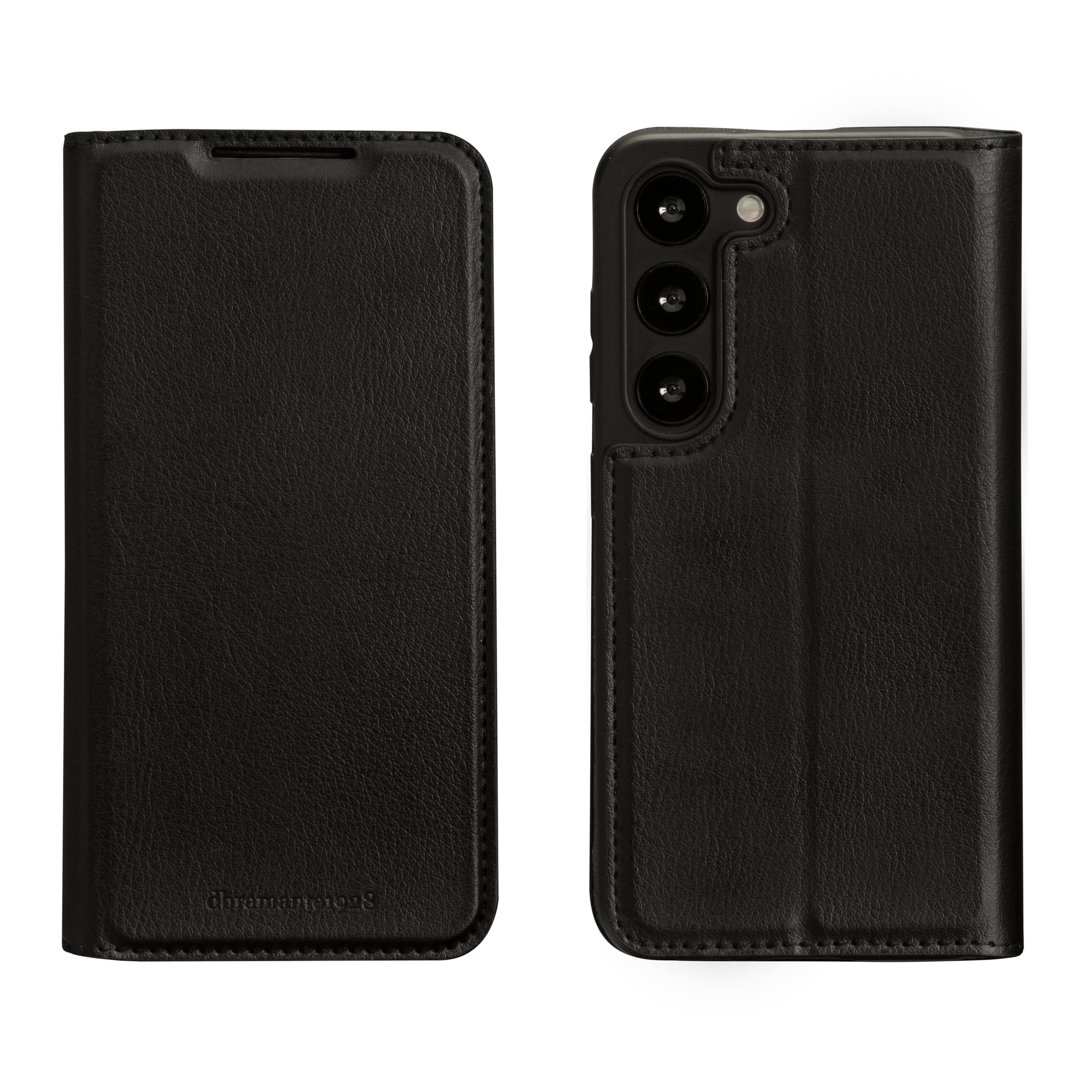 dbramante1928 Oslo Folio – für Samsung Galaxy S23+, PU, schwarz, kabelloses Laden