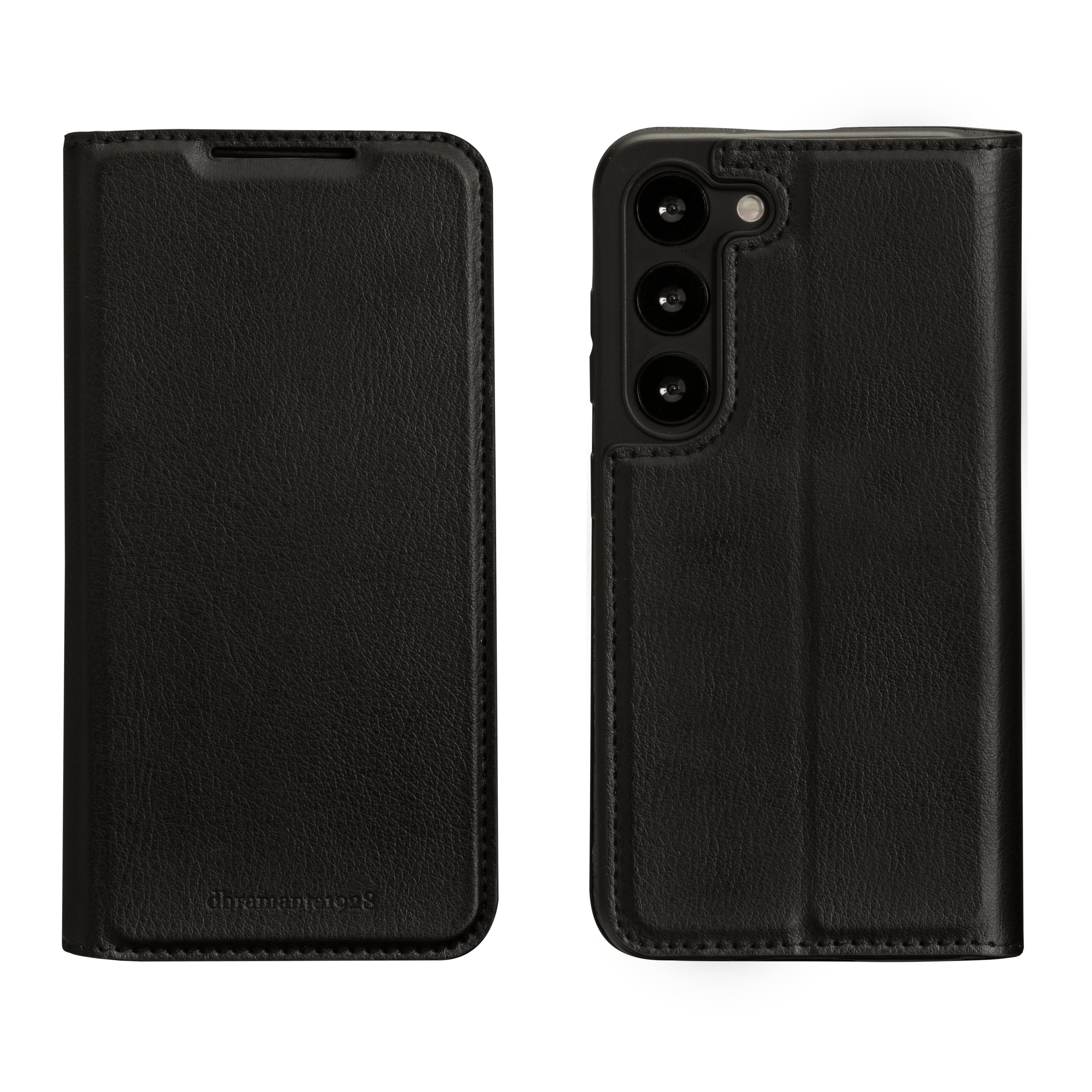dbramante1928 Oslo Folio – für Samsung Galaxy S23+, PU, schwarz, kabelloses Laden