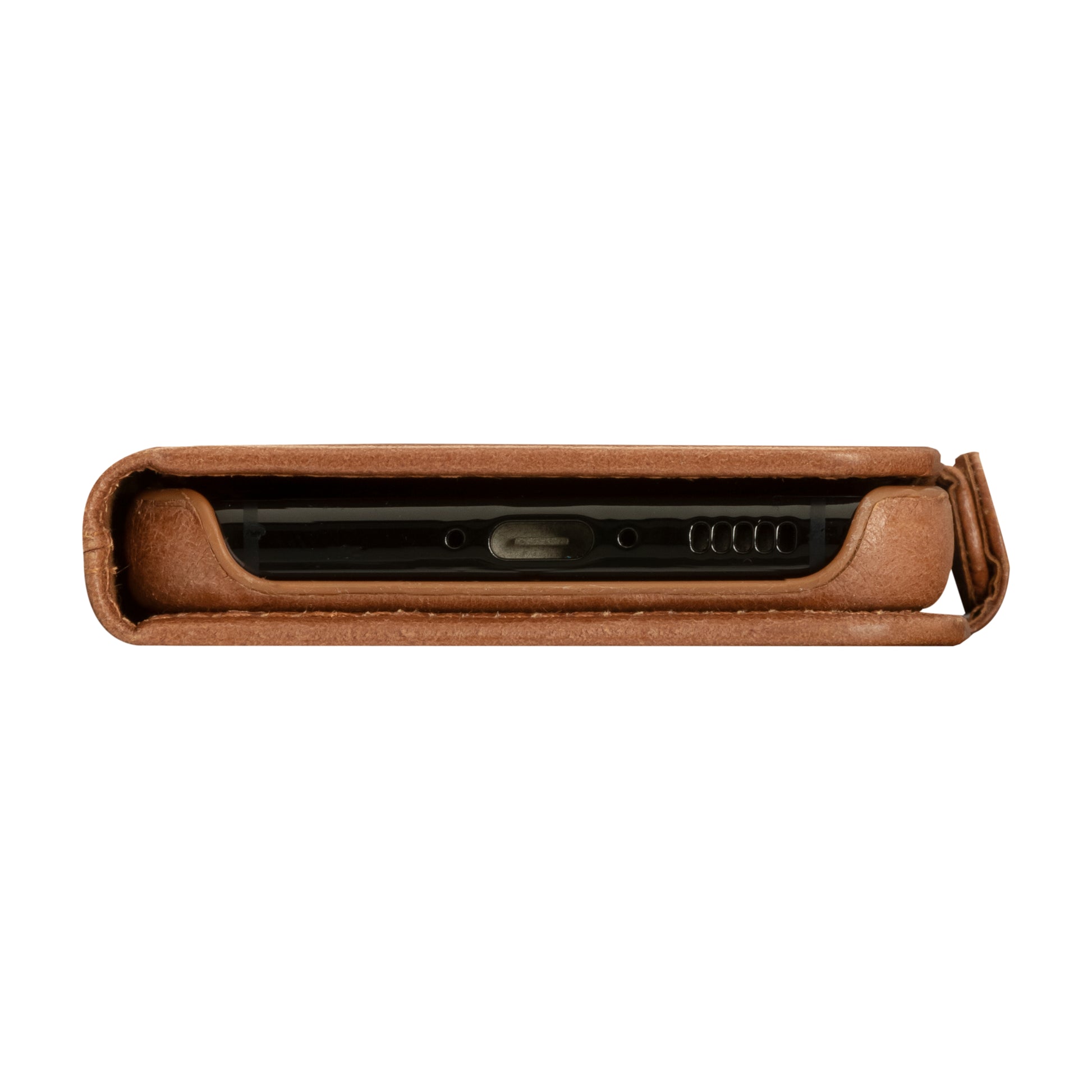 dbramante1928 Lynge Folio – für Samsung Galaxy S23, Tan, RFID-beständig, Magnetverschluss, kabelloses Aufladen