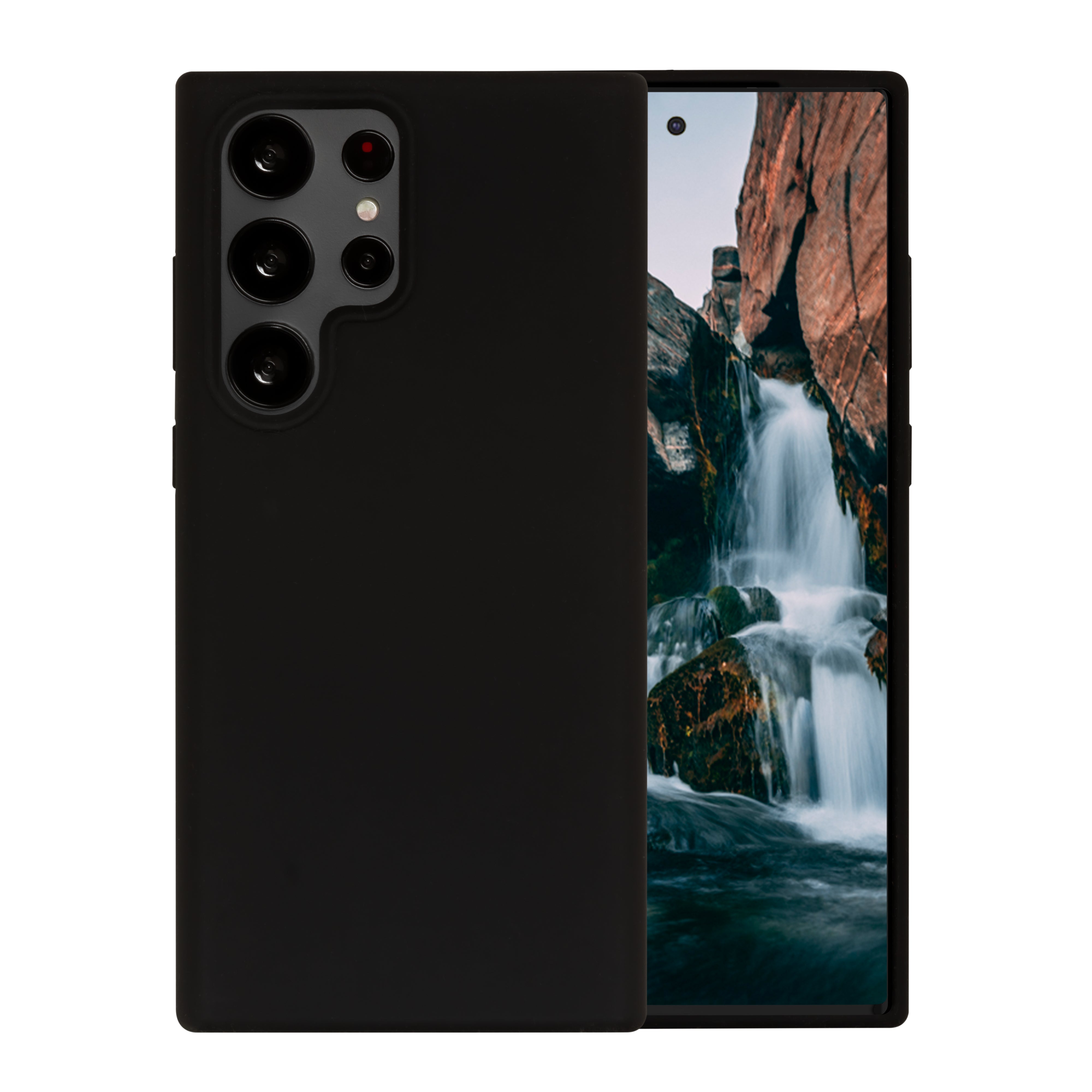 dbramante1928 Backcover – für Samsung Galaxy S23 Ultra, Schwarz, kabelloses Laden, schlagfest, kratzresistent