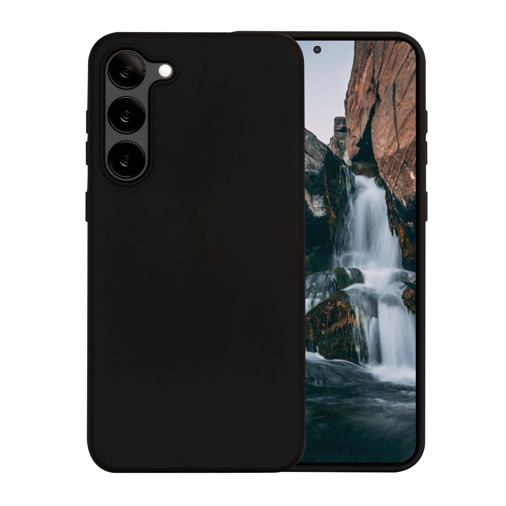 dbramante1928 Greenland Backcover – für Samsung Galaxy S23, Night Black, schlagfest, kratzresistent