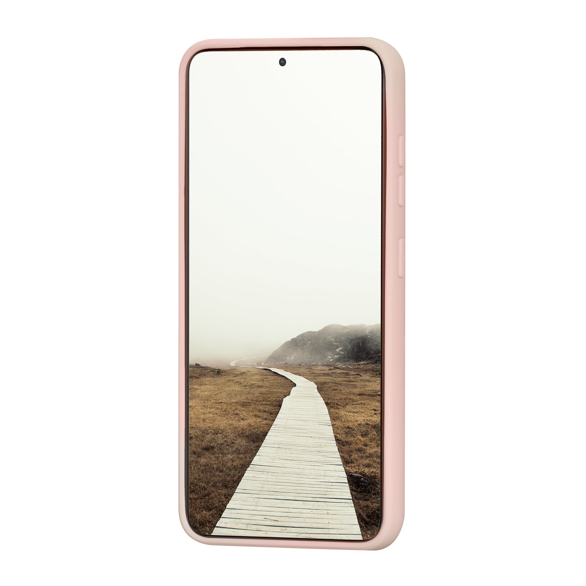 dbramante1928 Greenland Backcover – für Samsung Galaxy S23+, Recycling-Kunststoff, Pink Sand