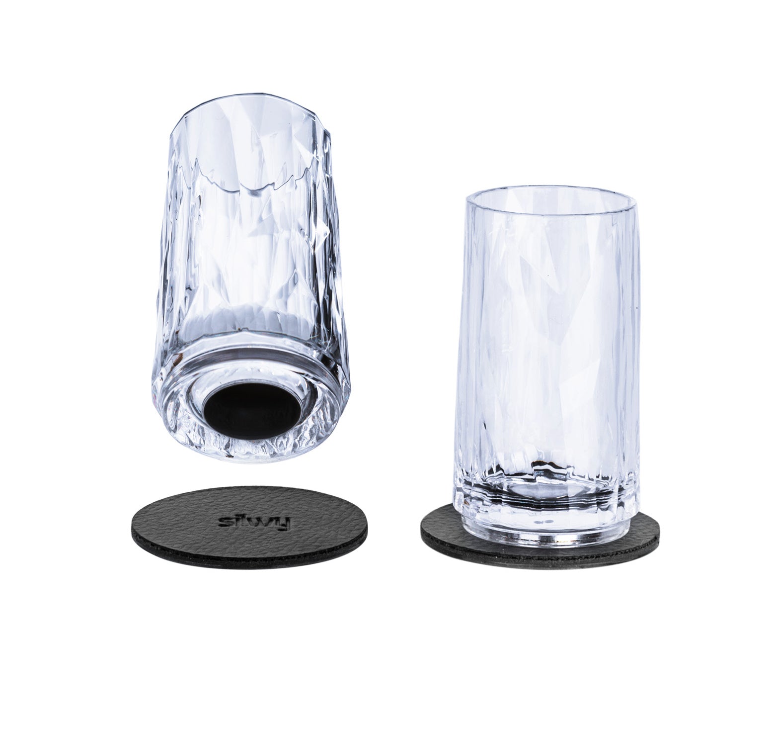 Silwy Shotglas KO-SH-C-2 – 2er Set, 40 ml, Ø 4,0 cm, H 7,0 cm, Kunststoff, Transparent