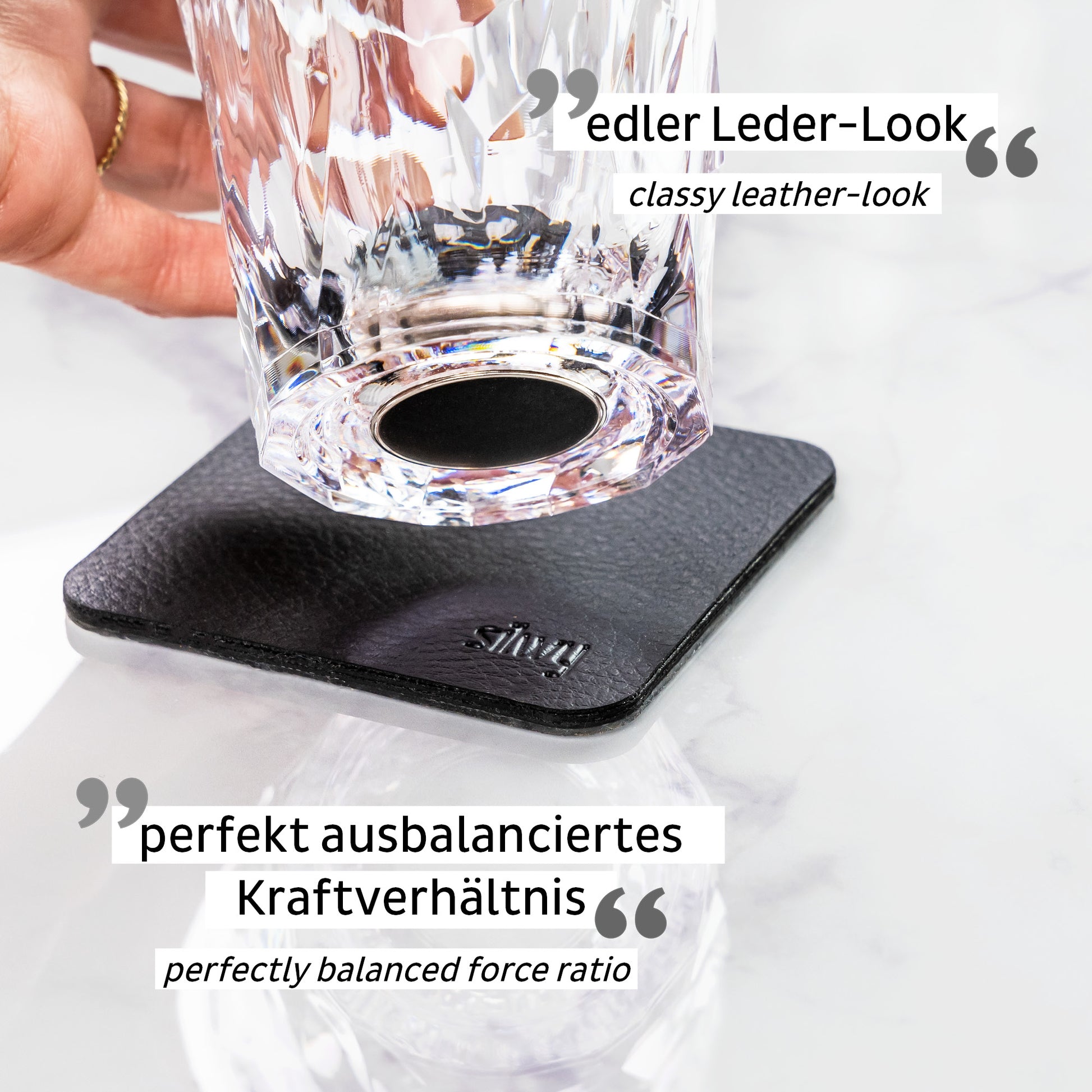 Silwy TUMBLER Glas – 0,25 l, Kunststoff, Transparent, 6 Stück