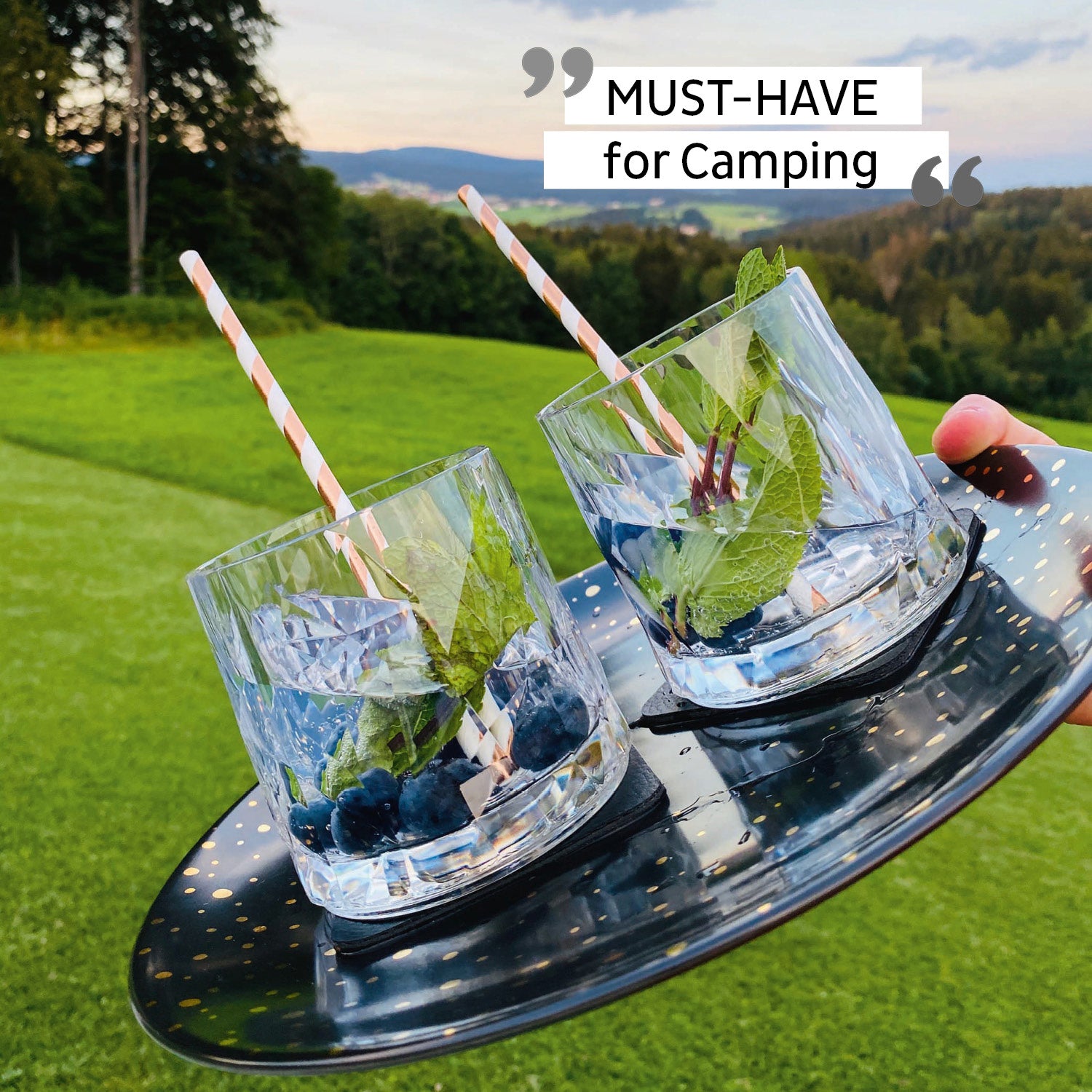 Silwy TUMBLER Glas – 0,25 l, Kunststoff, Transparent, 6 Stück