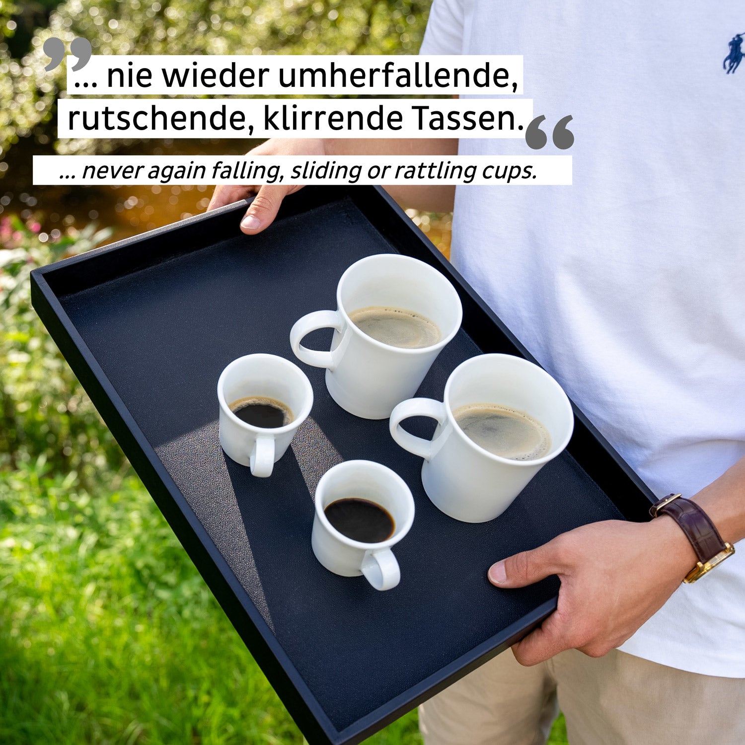 Silwy Espressotasse S070-1404-2-B – 2er Set, 70 ml, Porzellan, Weiss, inkl. 2 Metall-Nano-Gel-Pads