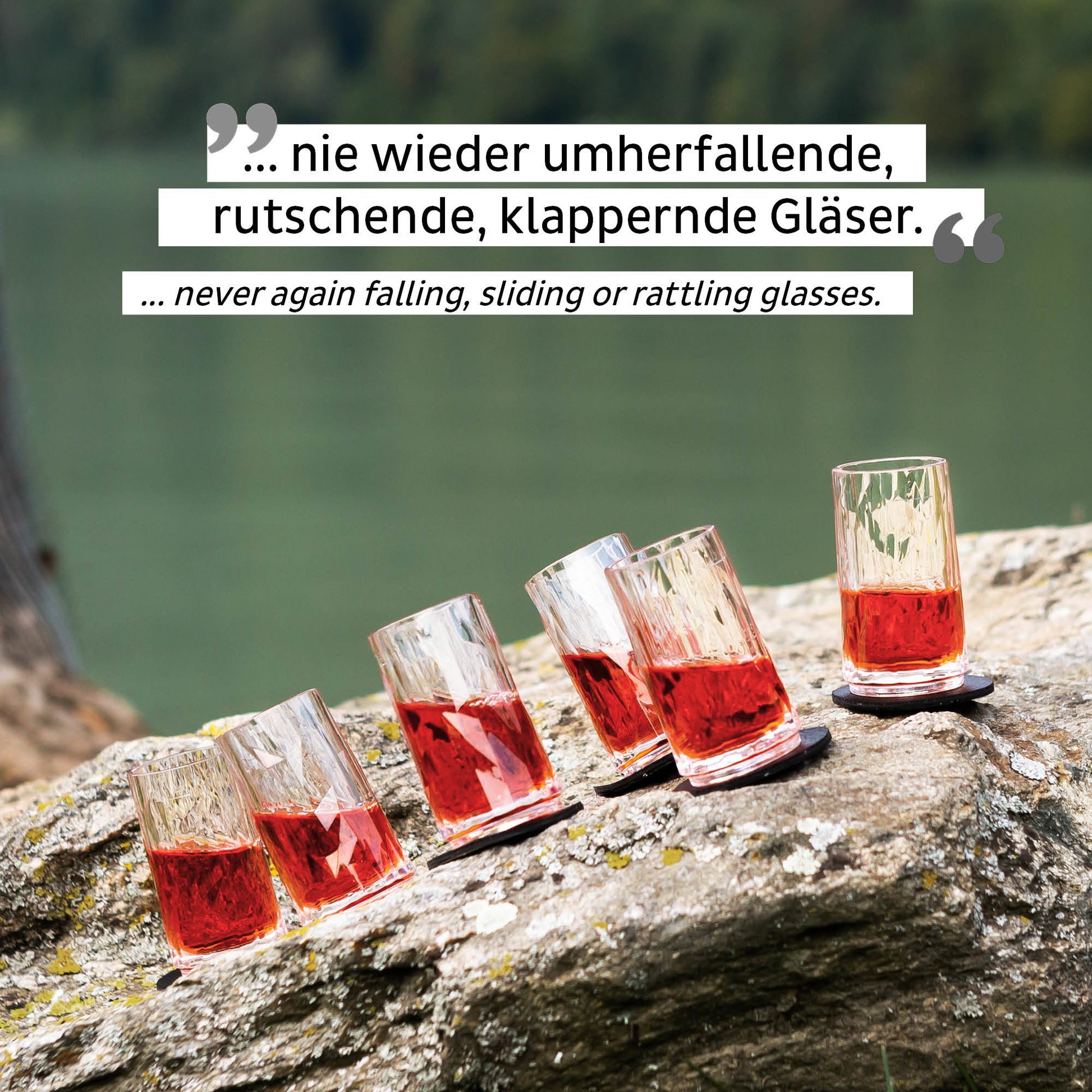 Silwy Shotglas KO-SH-C-2 – 2er Set, 40 ml, Ø 4,0 cm, H 7,0 cm, Kunststoff, Transparent