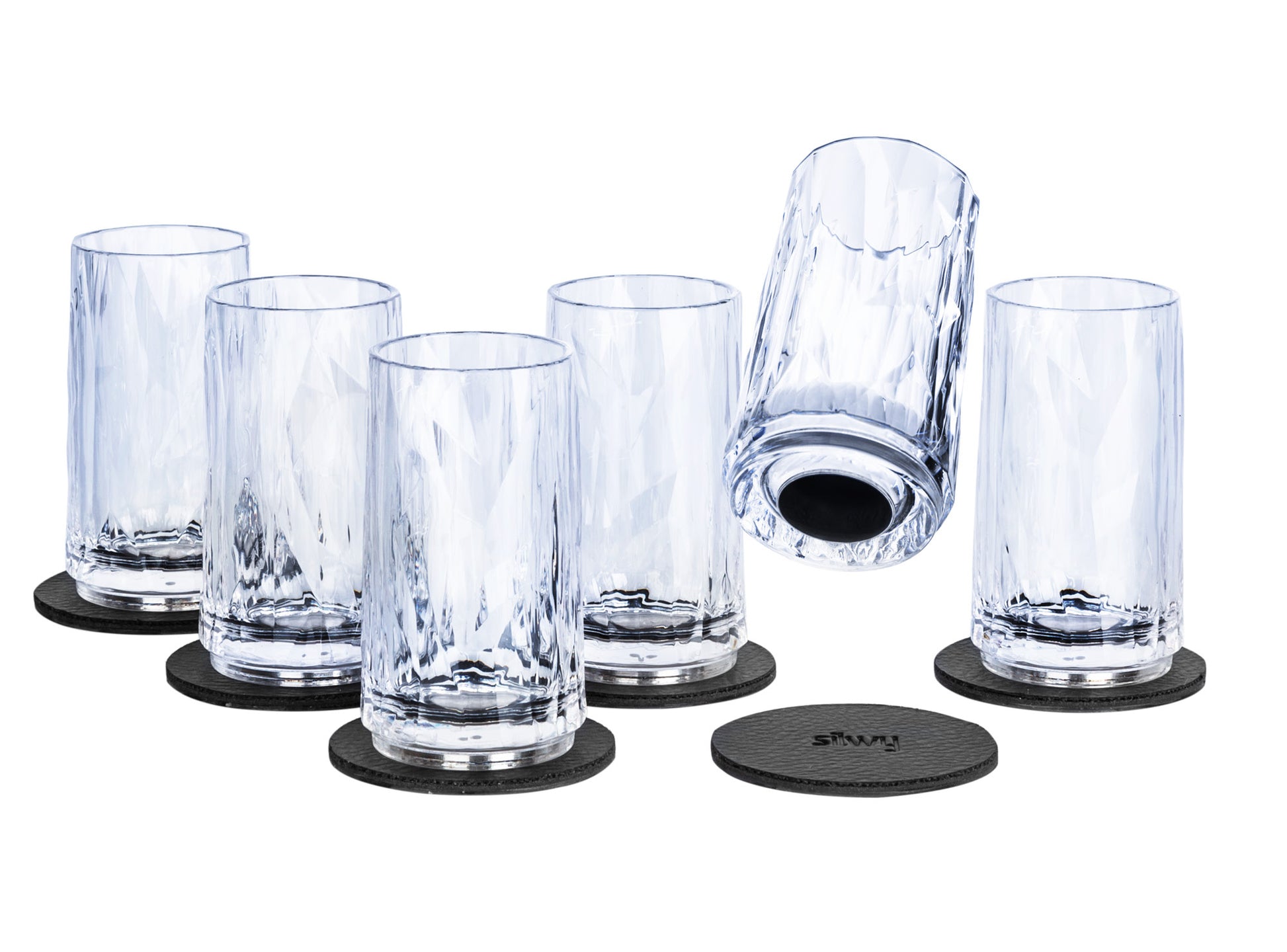 Silwy Glas – SHOT, Kunststoff rund, 7 cm
