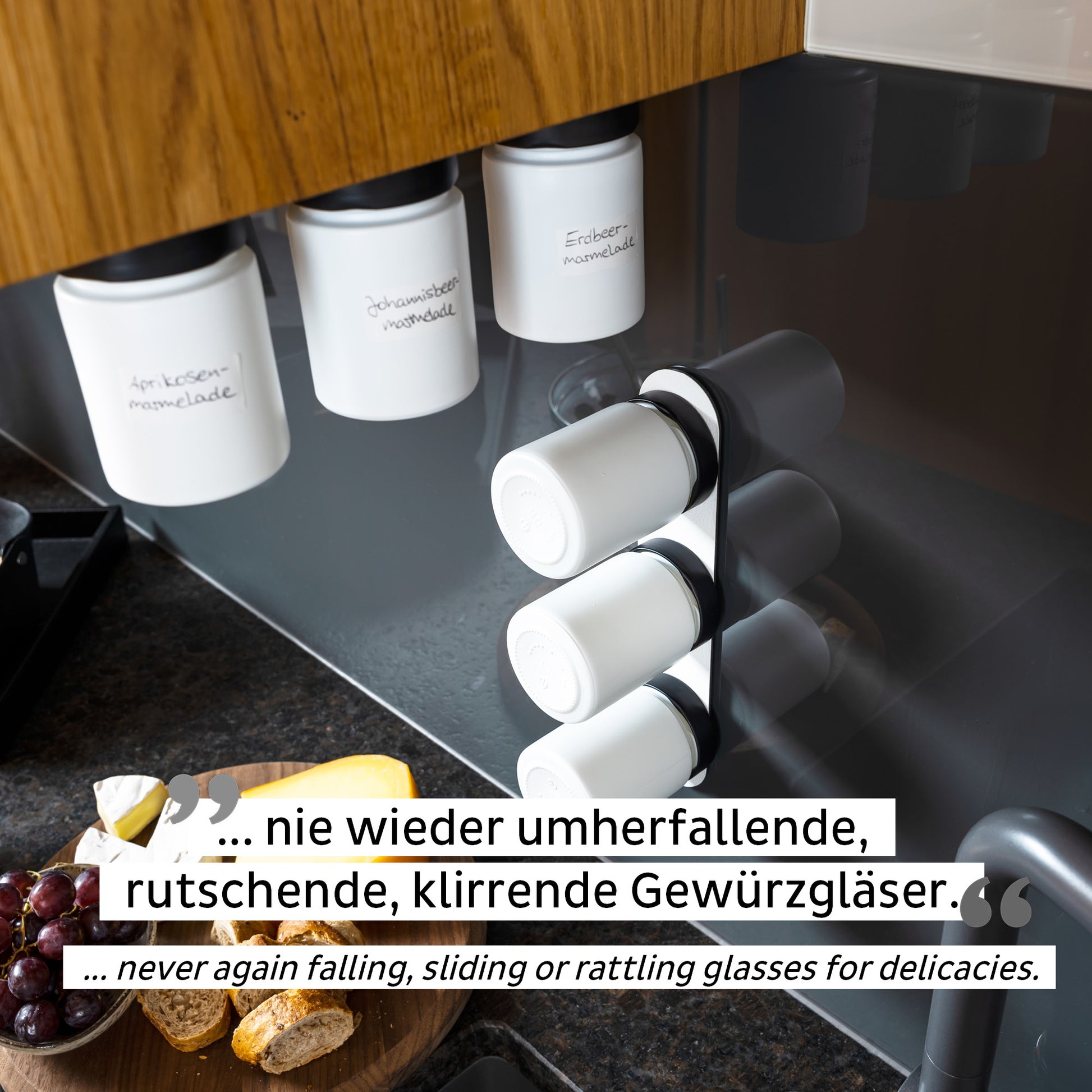 Silwy Vorratsdose 192 ml, 6,2 × 25 × 9,3 cm, Porzellan, Weiss, 3er-Set