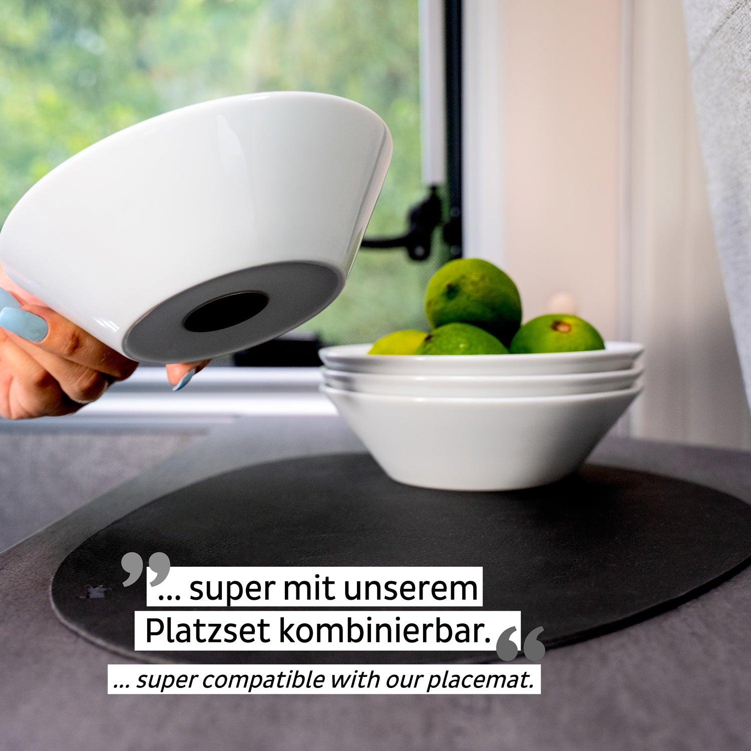 Silwy Suppenschüssel – 2er Set, 400 ml, Ø 16,0 cm, H 4,8 cm, Porzellan, Weiss