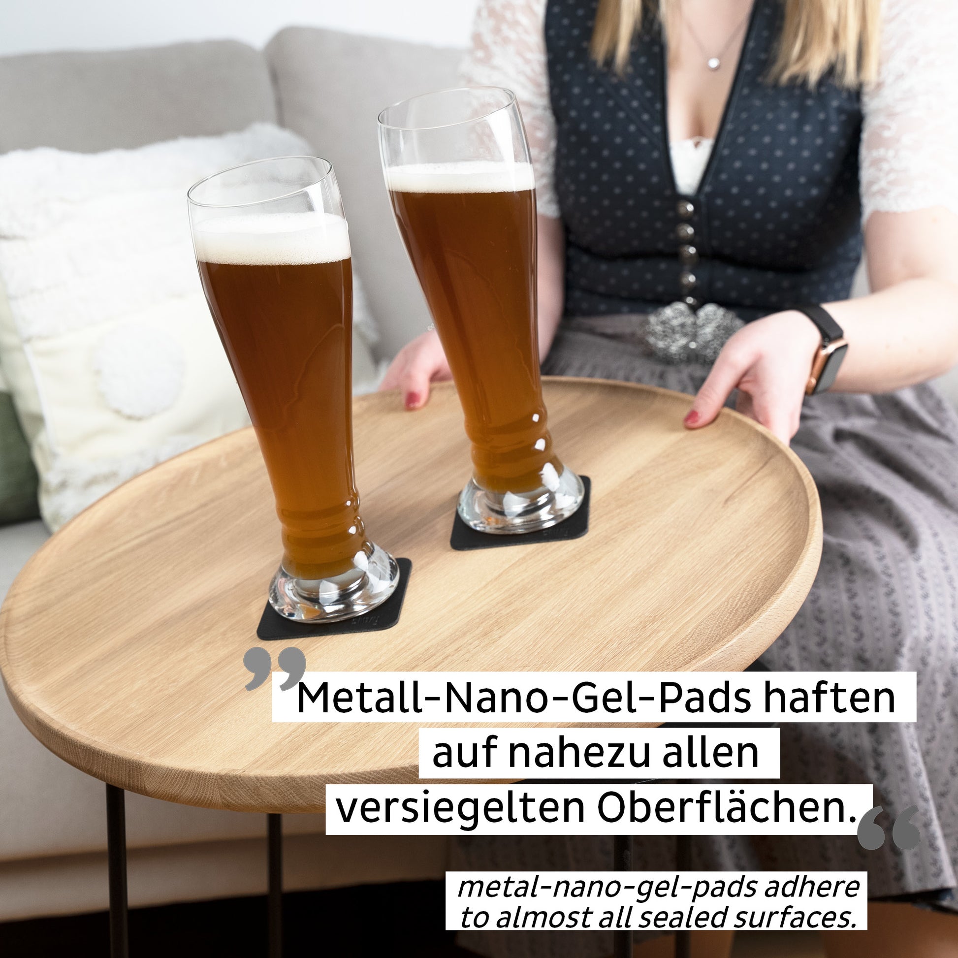 Silwy Bierglas – 500 ml, Ø 7,5 cm, H 25,5 cm, Kristallglas, Transparent