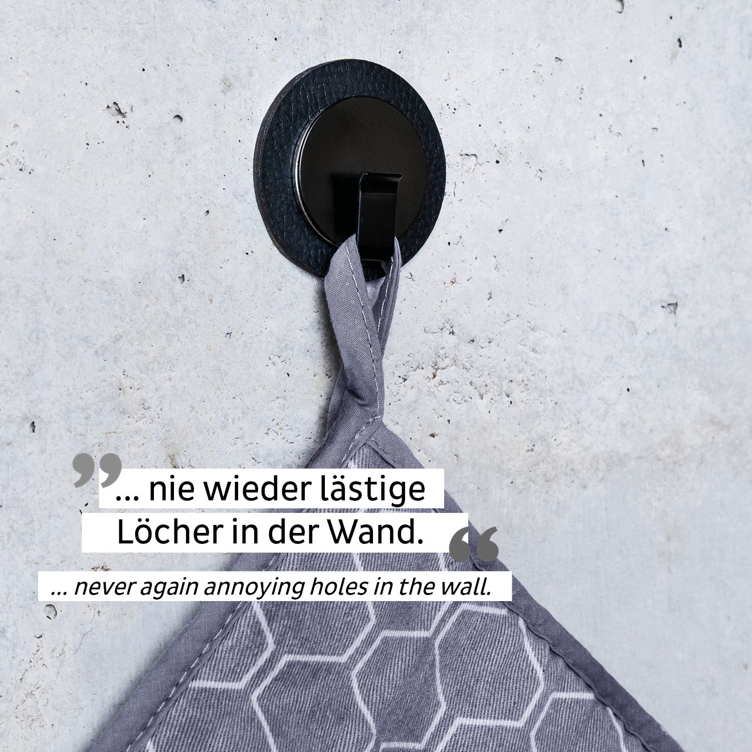 Silwy Haken – Magnet – Schwarz – 0,2 kg – Ø 65 × 15 mm