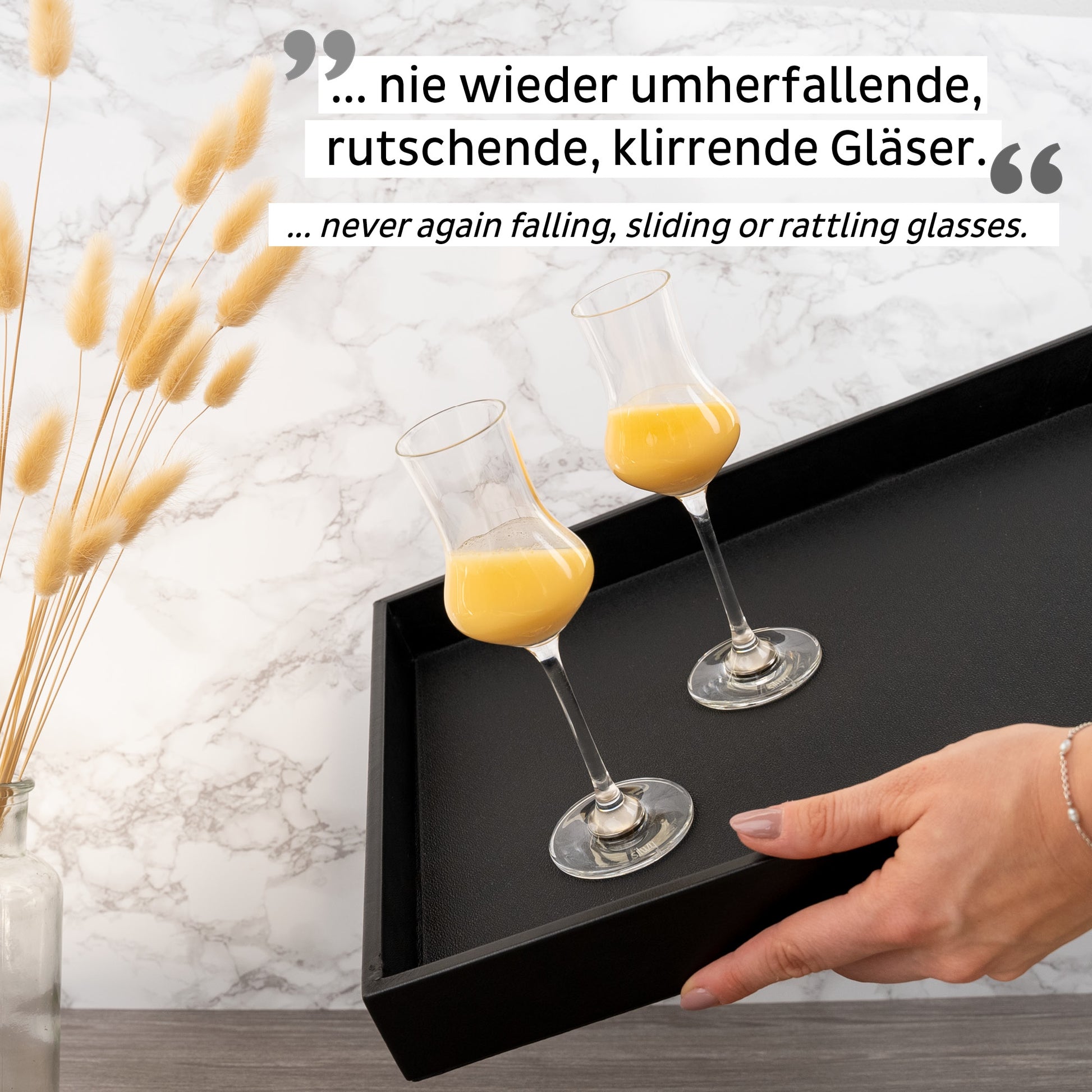 Silwy Likörglas – 95 ml, Ø 4,0 cm, H 17,0 cm, Kristallglas, Transparent