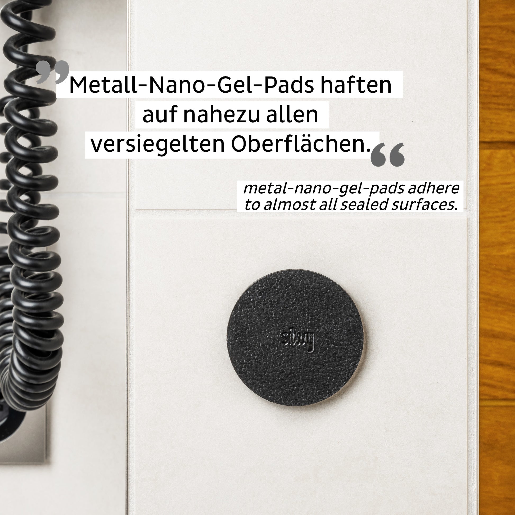 Silwy Haken – Magnet – Schwarz – 0,2 kg – Ø 65 × 15 mm
