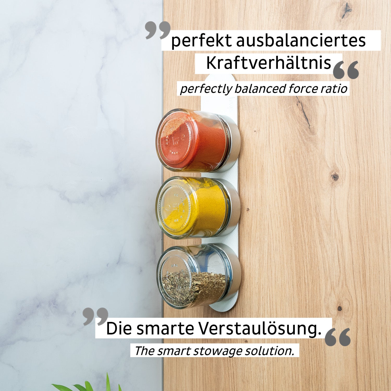 Silwy Vorratsdose 125 ml, Ø 6 × 6,3 cm, Glas, Transparent/Weiss, 3 Stk.
