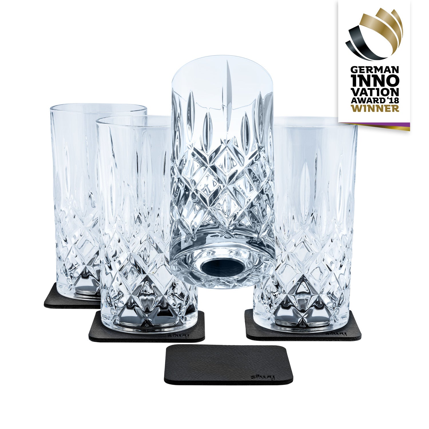 Silwy Longdrinkglas – 0,30 l, Kristallglas, transparent