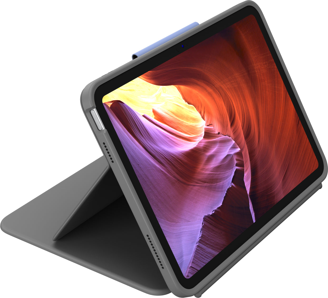 Logitech Rugged Folio – Tastatur, kabelgebunden (Smart Connector), DE-Layout (DE) – für iPad (10. Gen)