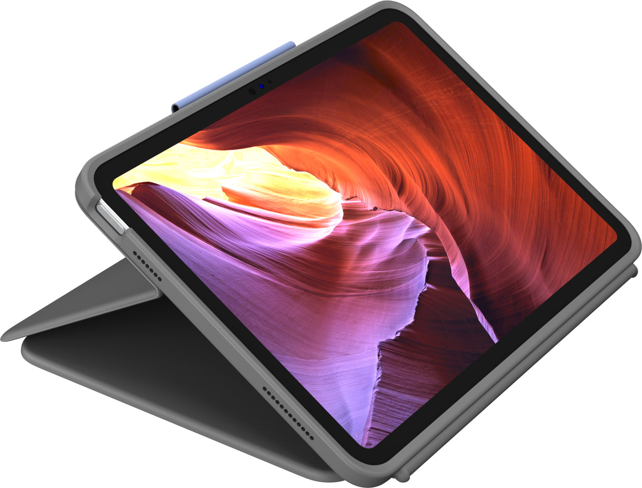 Logitech Rugged Folio – Tastatur, kabelgebunden (Smart Connector), DE-Layout (DE) – für iPad (10. Gen)