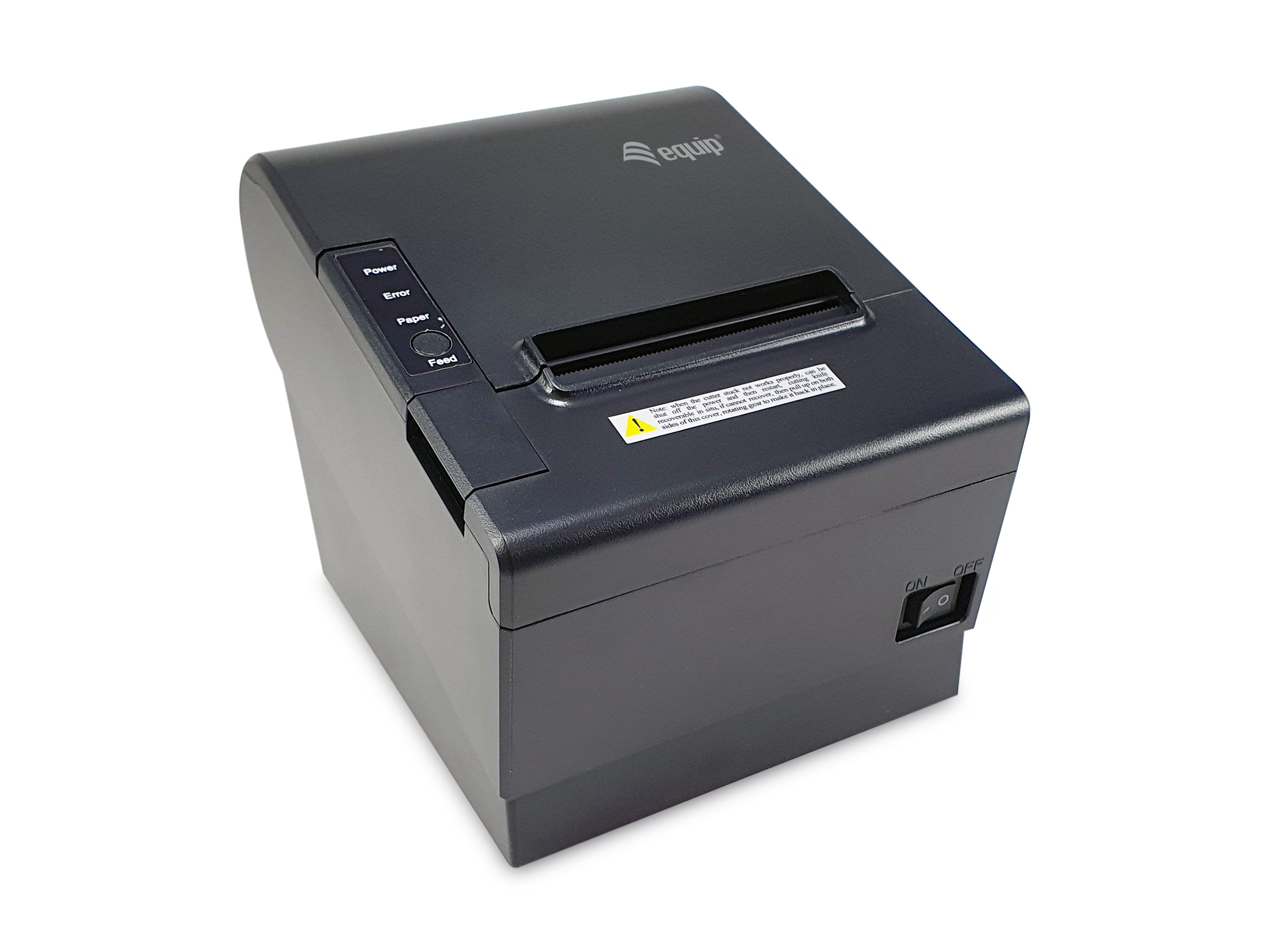 Equip 80mm – POS-Drucker, Thermodirekt, 80 mm, USB, Auto-Cutter, Schwarz
