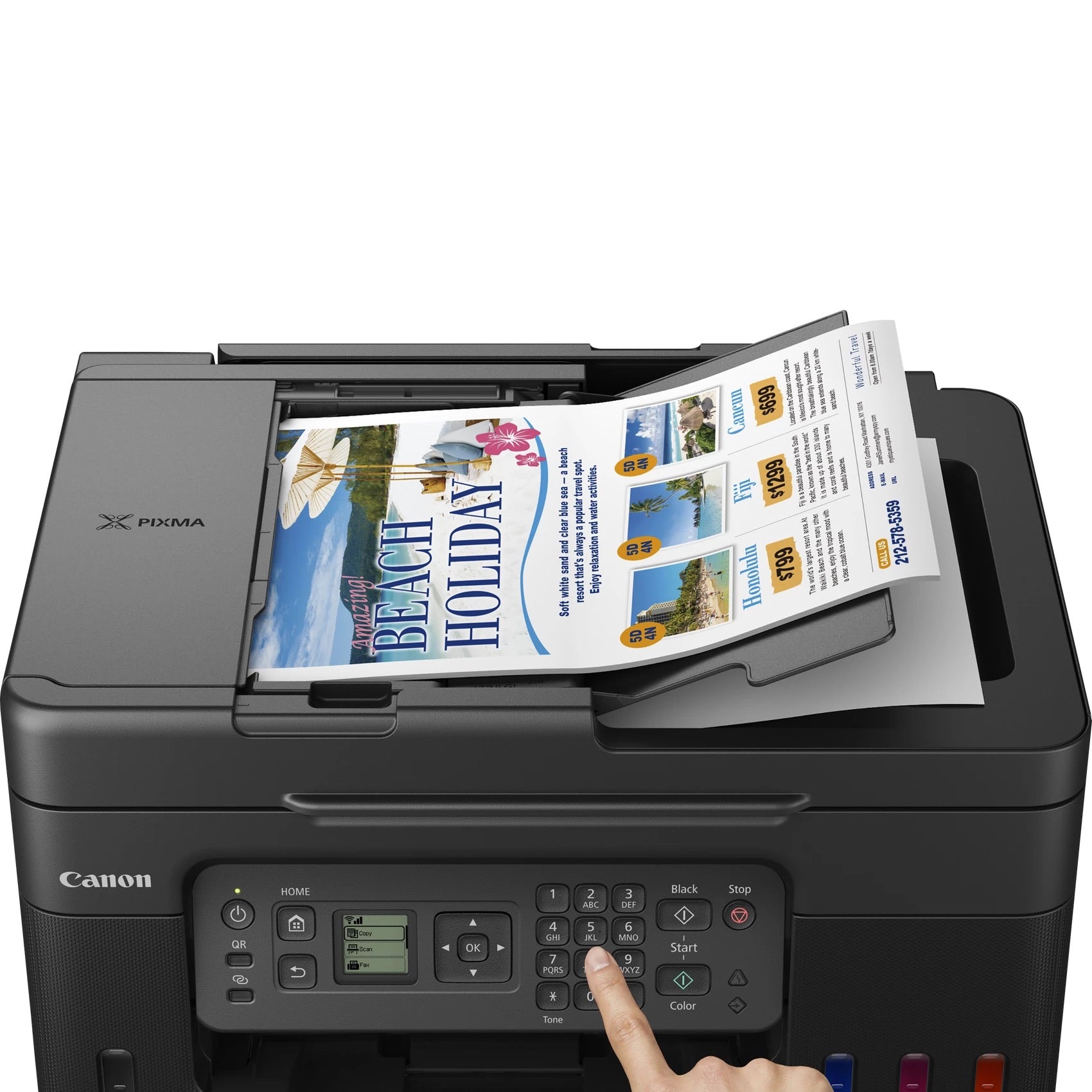 Canon PIXMA G4570 – Farbiges Tintenstrahl-MFP A4, 4-in-1 – WLAN – ADF
