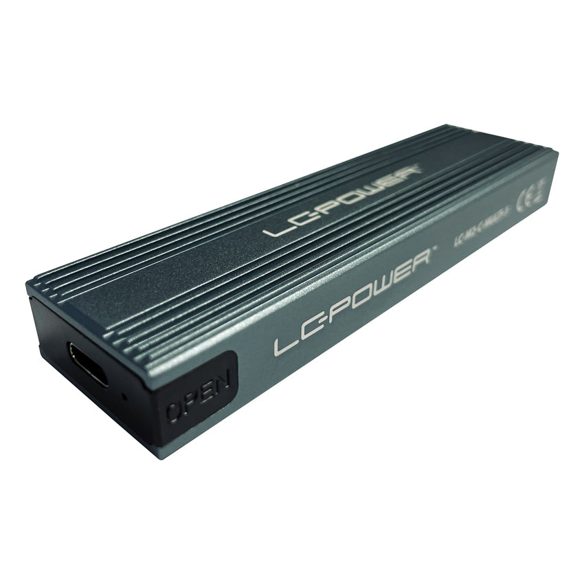 LC-Power LC-M2-C-MULTI-3 – 1-Schacht SSD-Gehäuse – für M.2 (NVMe/SATA)