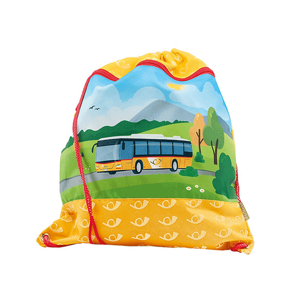 Funki Sportbeutel – 12 l, PostAuto Motiv, wasserabweisend, 36 × 42 cm