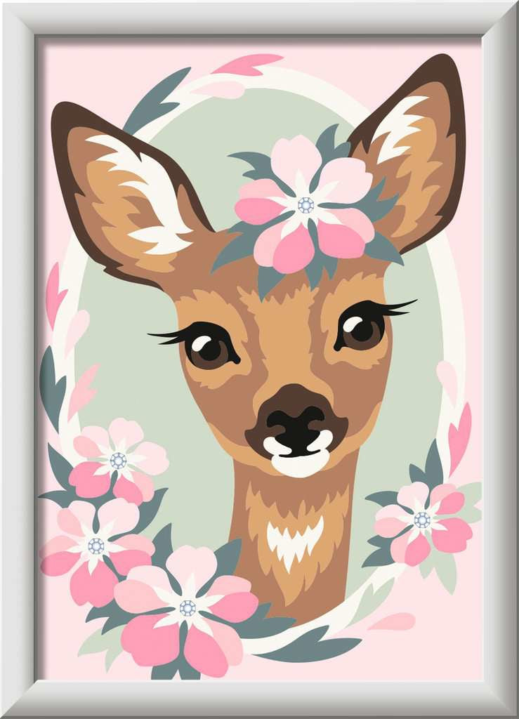 Ravensburger Malset Malen nach Zahlen Delightful Dear – ab 7 Jahren – 130 × 180 mm