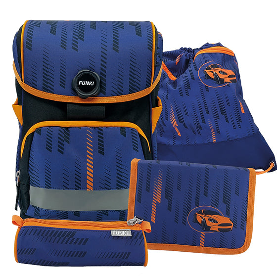 Funki Schulrucksack-Set Cuby-Bag – 5-teilig – Speed