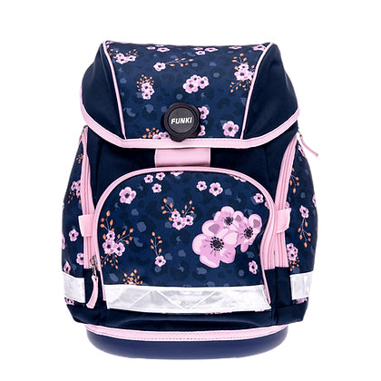 Funki Schulrucksack-Set Joy-Bag – 4-teilig – Sakura – 40 × 30 × 21 cm, 25 l