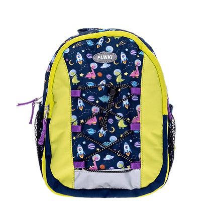 Funki Raumwunder – Kindergartenrucksack – 8–11 l, Kunststoff, Space Dinos