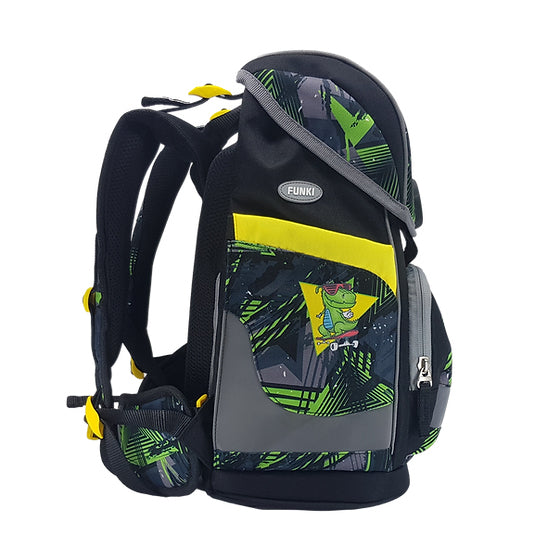 Funki Schulrucksack Cuby-Bag – 5-teilig – Skater – 28,0×39,0×21,0 cm