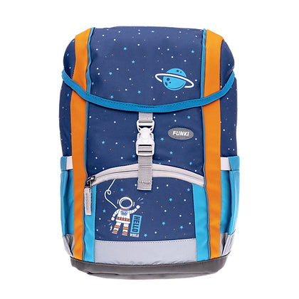Funki Rucksack – A4 PLUS+ – Space Mission – Dunkelblau – 35,0 × 26,0 × 17,0 cm