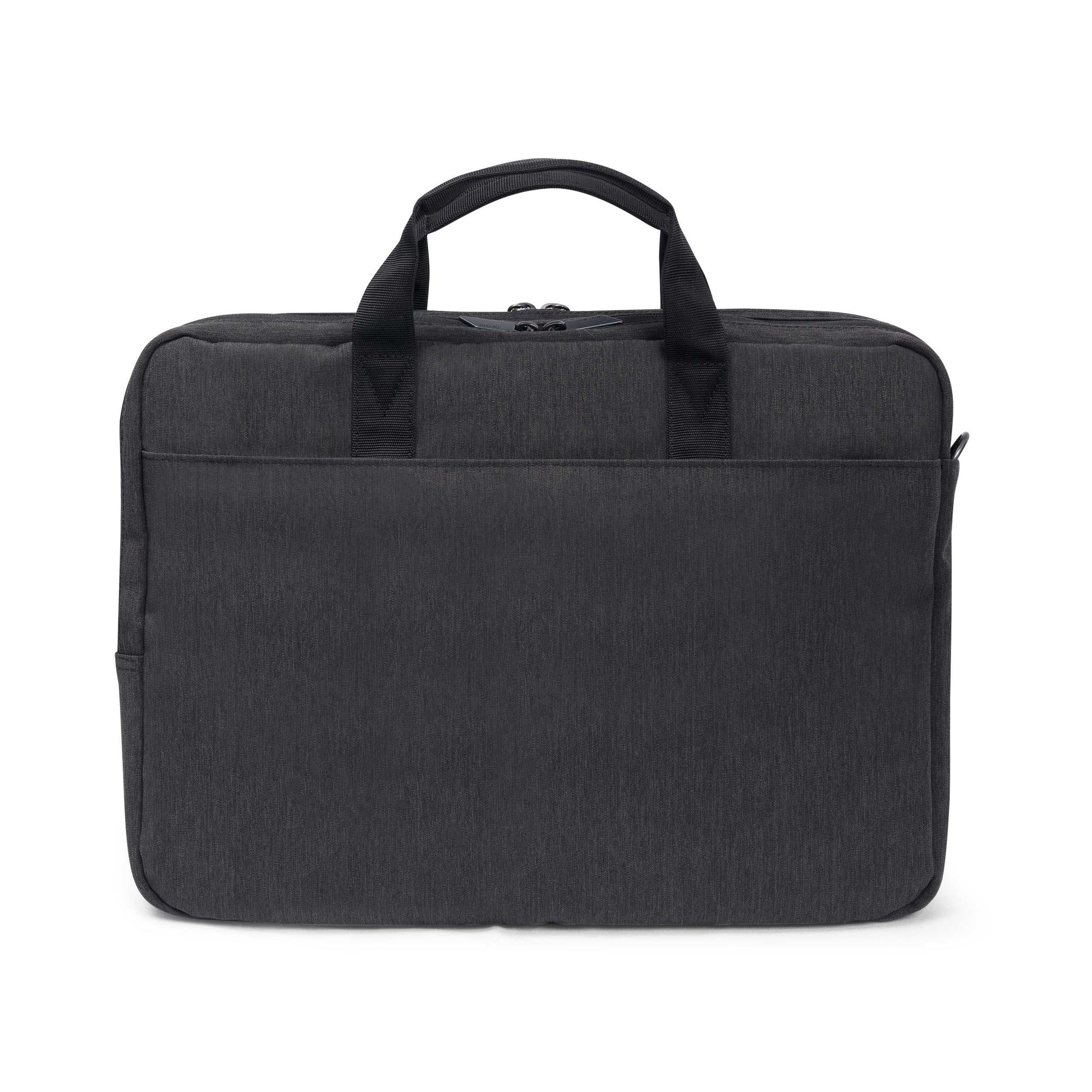 DICOTA STYLE Notebook-Tasche bis 15,2" – abschliessbar, Trolley-Befestigungsband – Schwarz