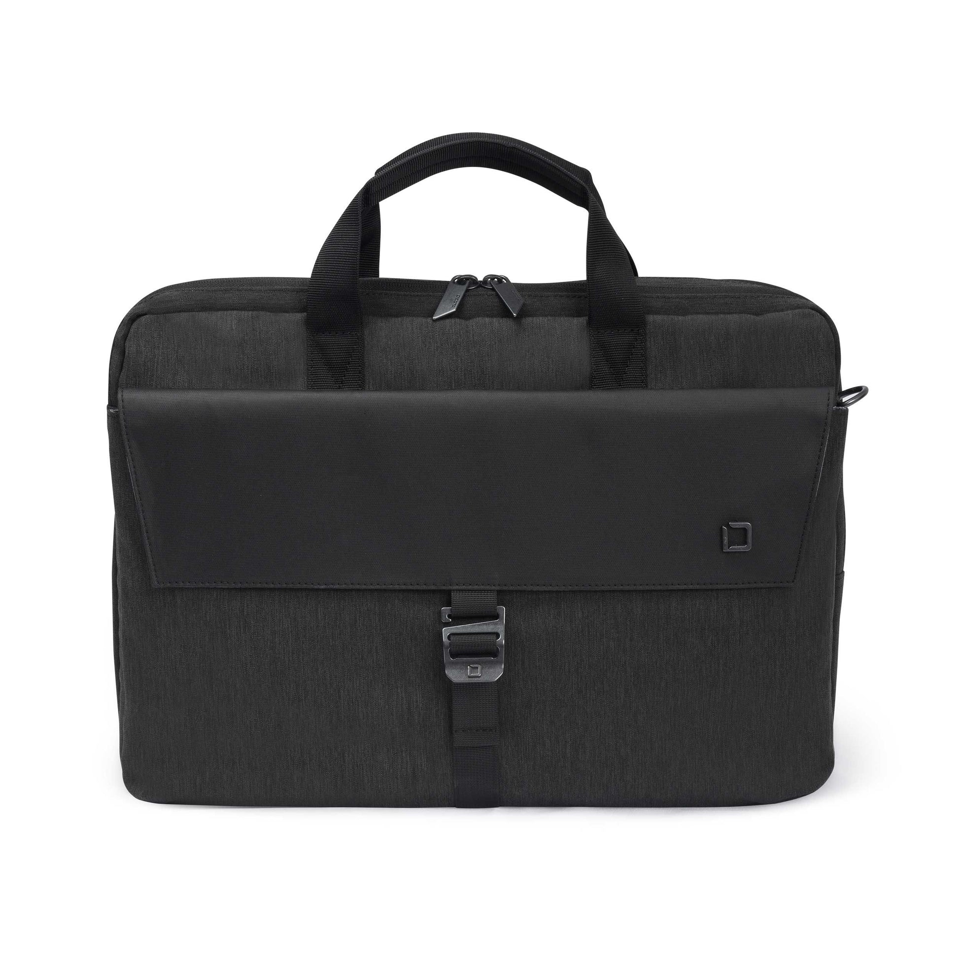 DICOTA STYLE Notebook-Tasche bis 15,2" – abschliessbar, Trolley-Befestigungsband – Schwarz