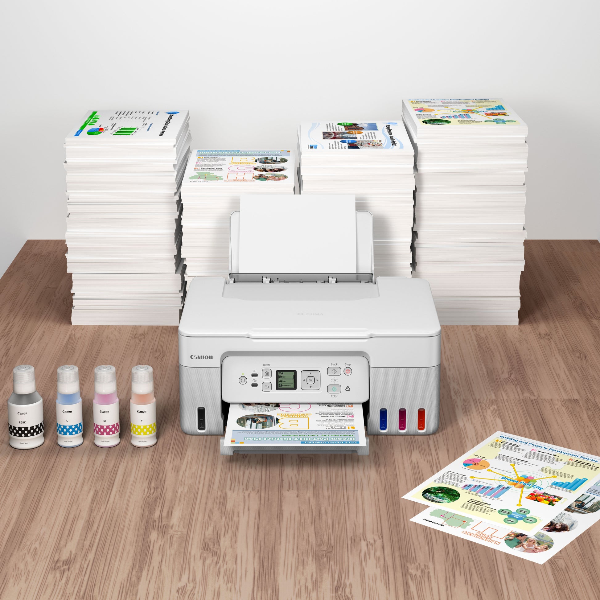 Canon PIXMA G3570 – Farbiges Tintenstrahl-MFP A4, 3-in-1 – WLAN