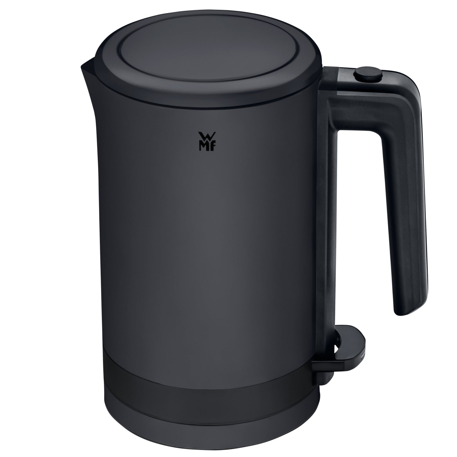 WMF KITCHENminis 0413140071 – Wasserkocher 0,8 l, 1800 W, Edelstahl, Schwarz