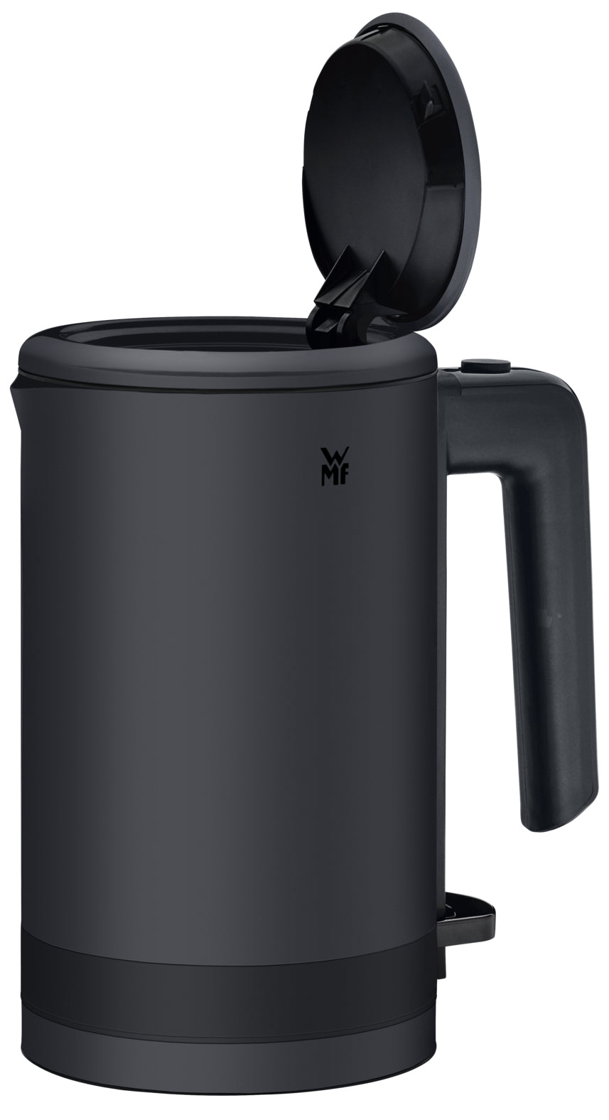 WMF KITCHENminis 0413140071 – Wasserkocher 0,8 l, 1800 W, Edelstahl, Schwarz