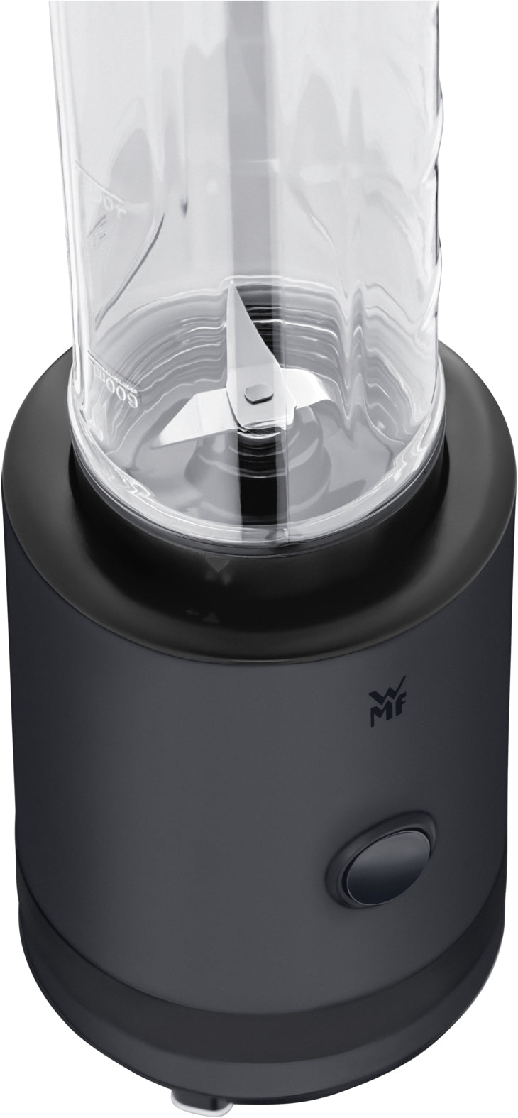 WMF Smoothie-Mixer KITCHENminis 0416500071 – 0,6 l, 300 W, To-Go – Schwarz/Edelstahl