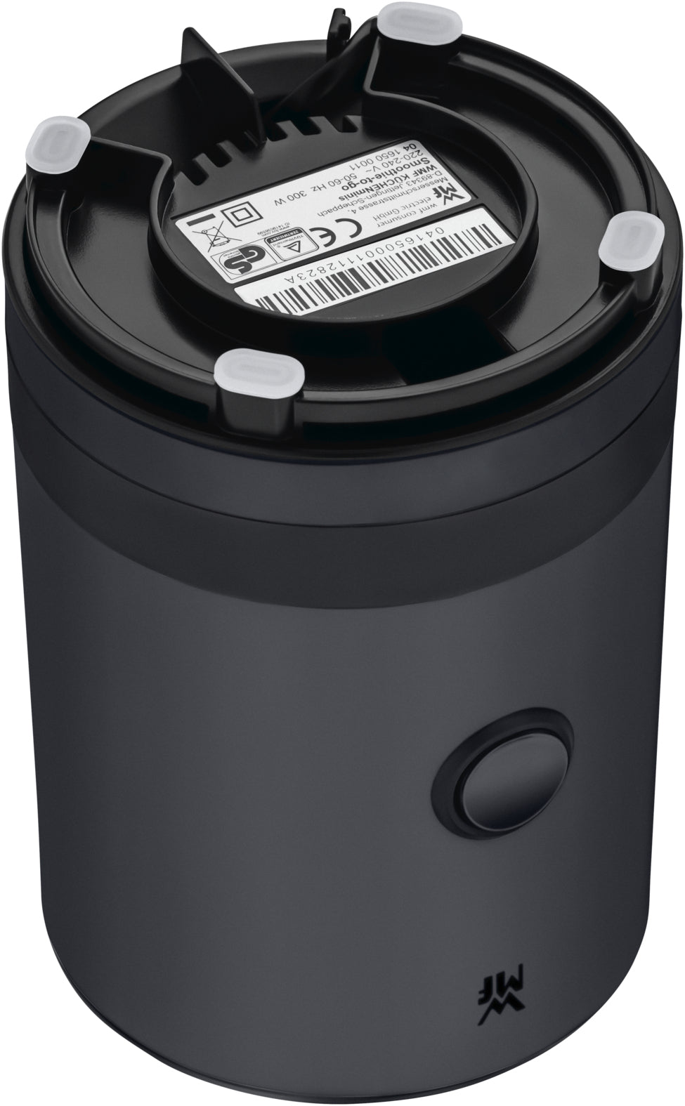 WMF Smoothie-Mixer KITCHENminis 0416500071 – 0,6 l, 300 W, To-Go – Schwarz/Edelstahl